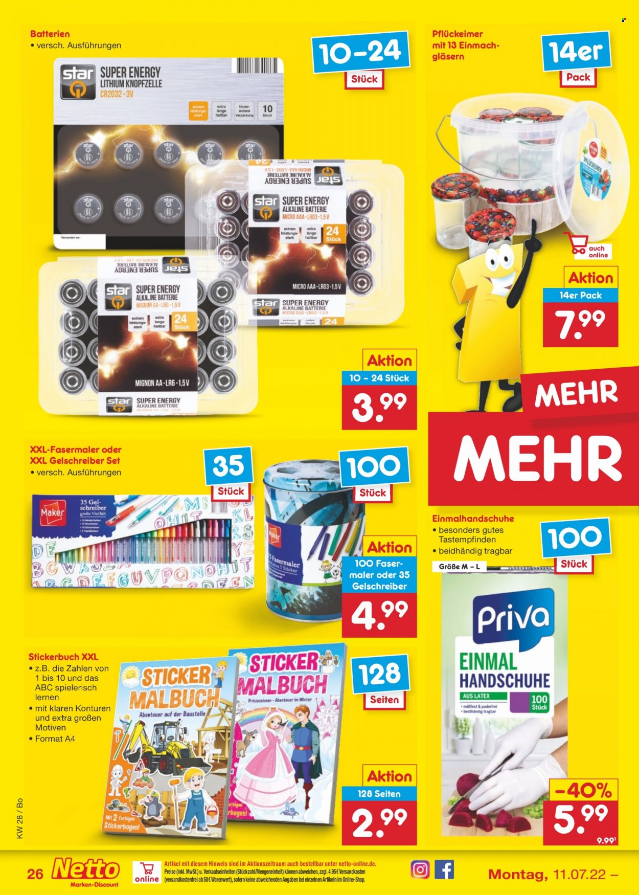 Netto Marken-Discount Prospekte  - 11.07.2022 - 16.07.2022. Seite 26