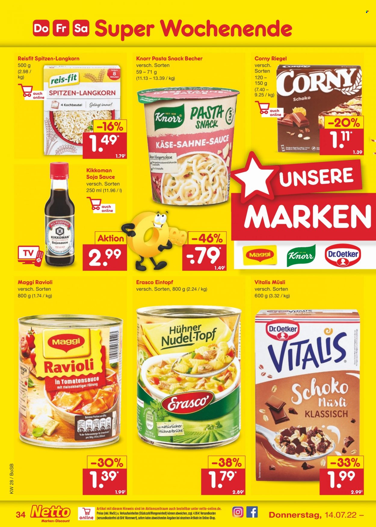 Netto Marken-Discount Prospekte  - 11.07.2022 - 16.07.2022. Seite 34