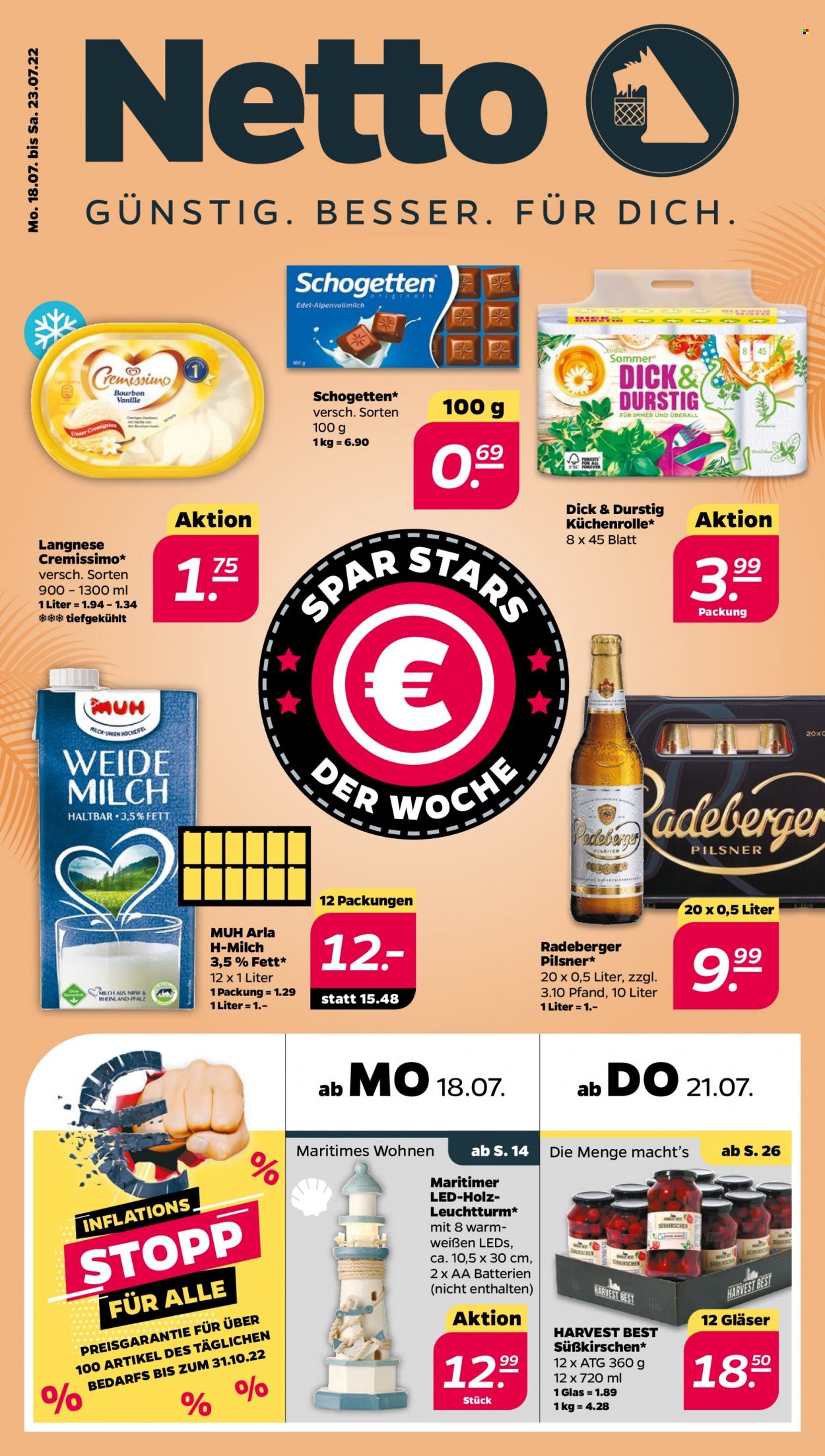 Netto Prospekte  - 18.07.2022 - 23.07.2022. Seite 1