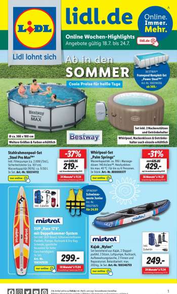 Prospekte Lidl - 18.07.2022 - 24.07.2022.