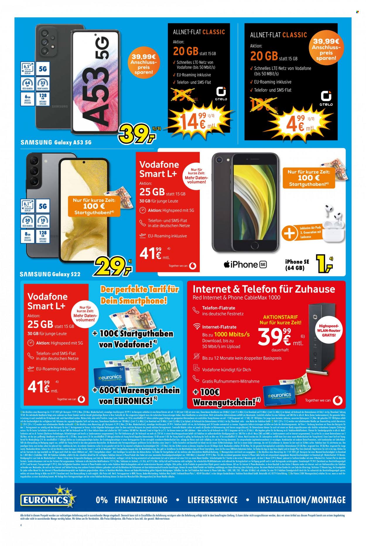 Euronics Prospekte  - 13.07.2022 - 19.07.2022. Seite 4