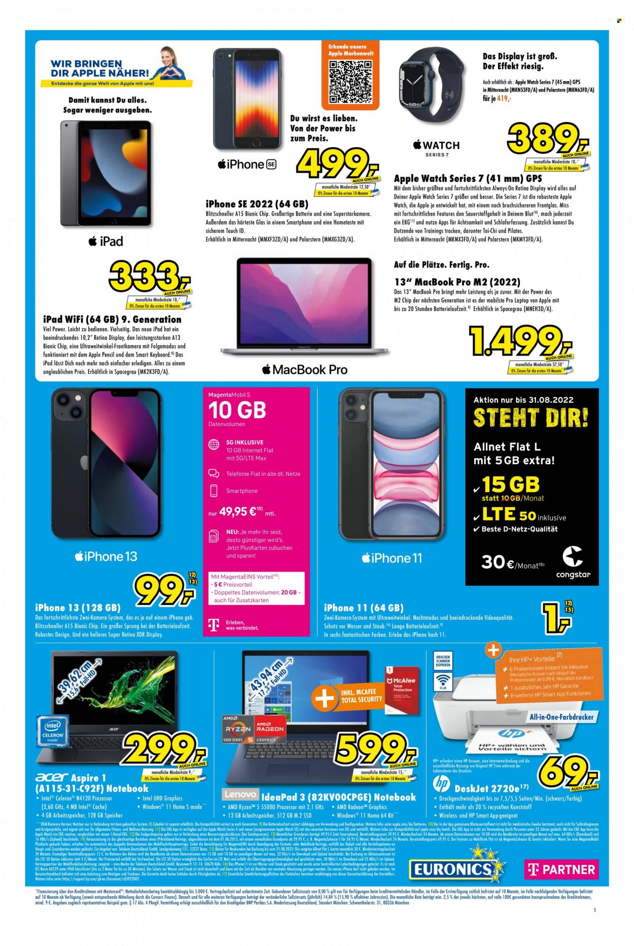 Euronics Prospekte  - 13.07.2022 - 19.07.2022. Seite 5