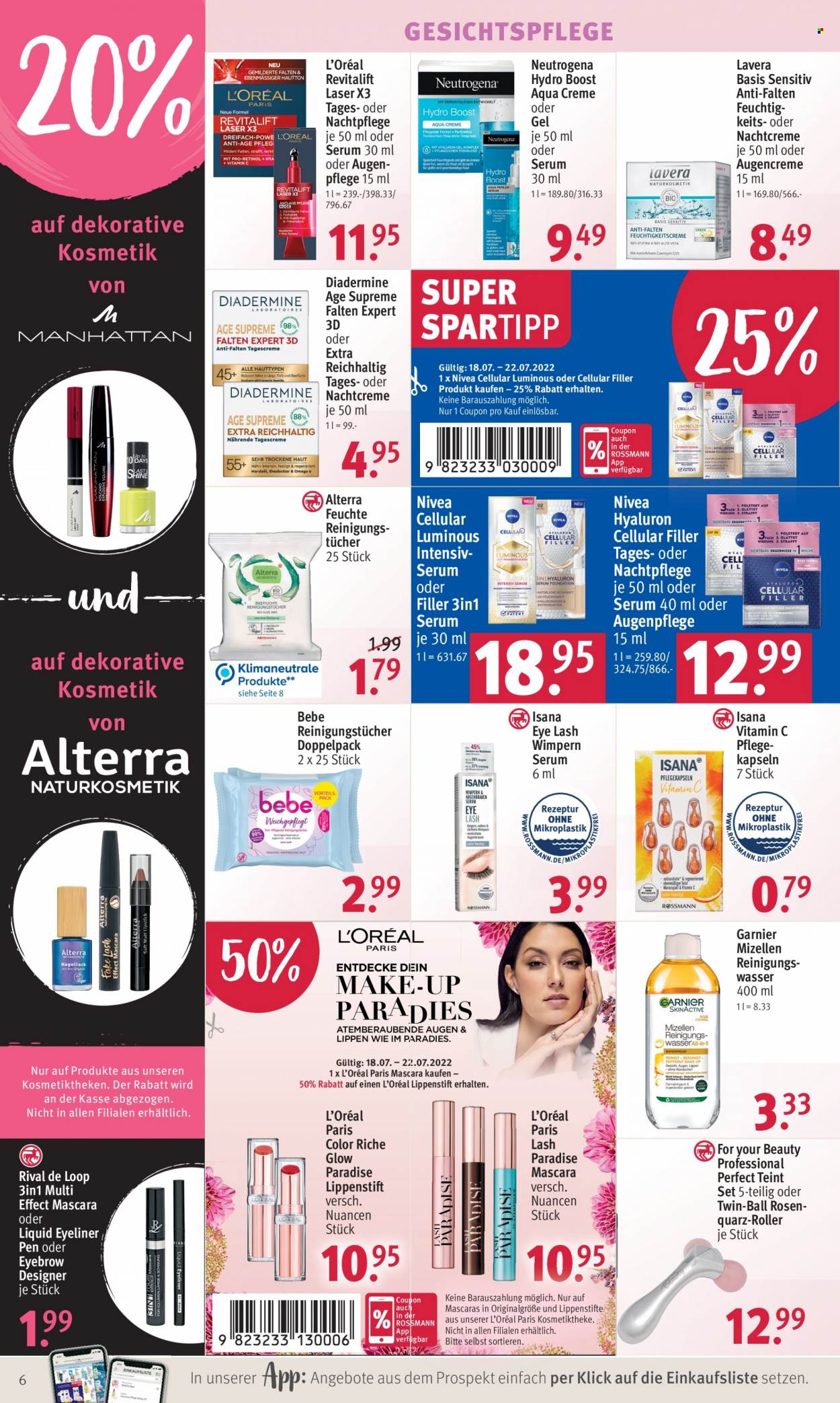 Rossmann Prospekte  - 18.07.2022 - 22.07.2022. Seite 6
