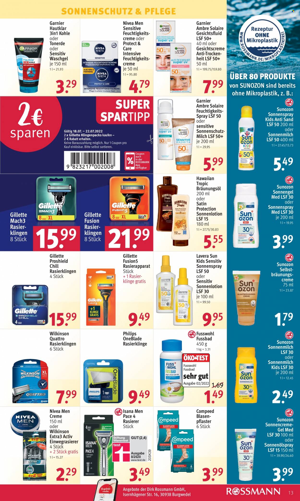 Rossmann Prospekte  - 18.07.2022 - 22.07.2022. Seite 13