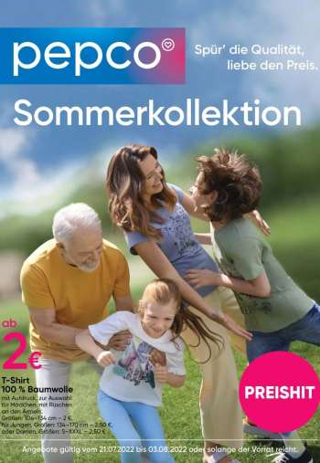 Prospekte Pepco - 21.07.2022 - 3.08.2022.