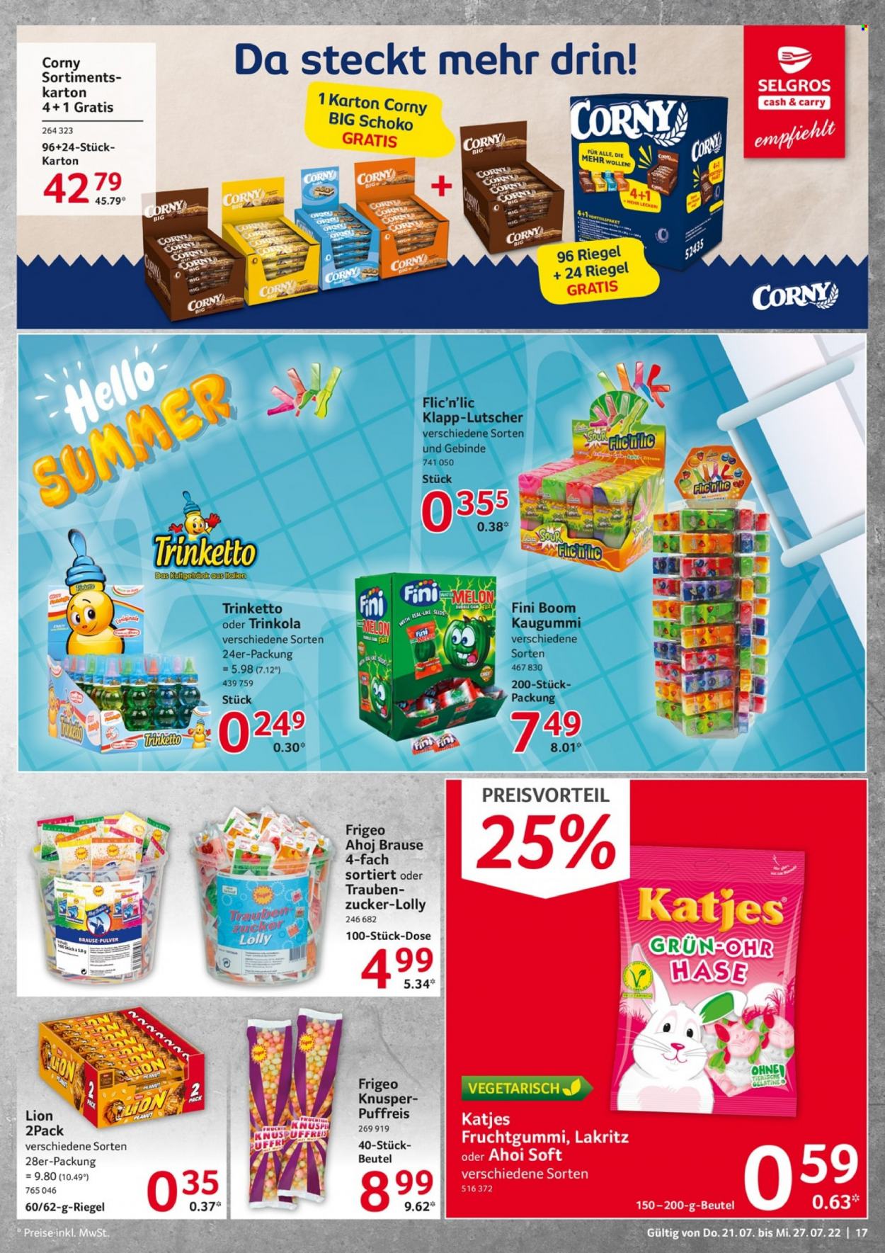 Selgros Prospekte  - 21.07.2022 - 27.07.2022. Seite 17