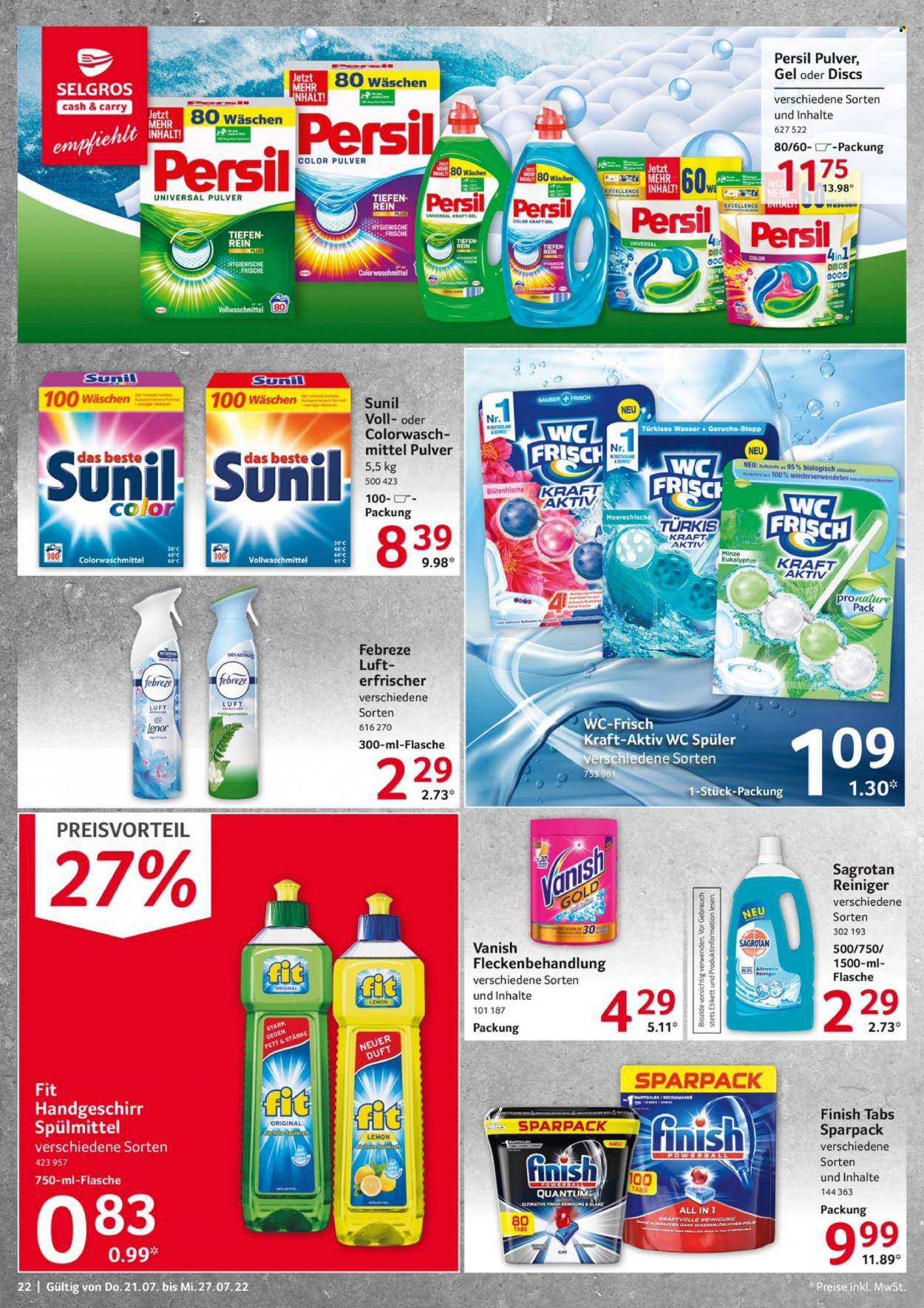 Selgros Prospekte  - 21.07.2022 - 27.07.2022. Seite 22