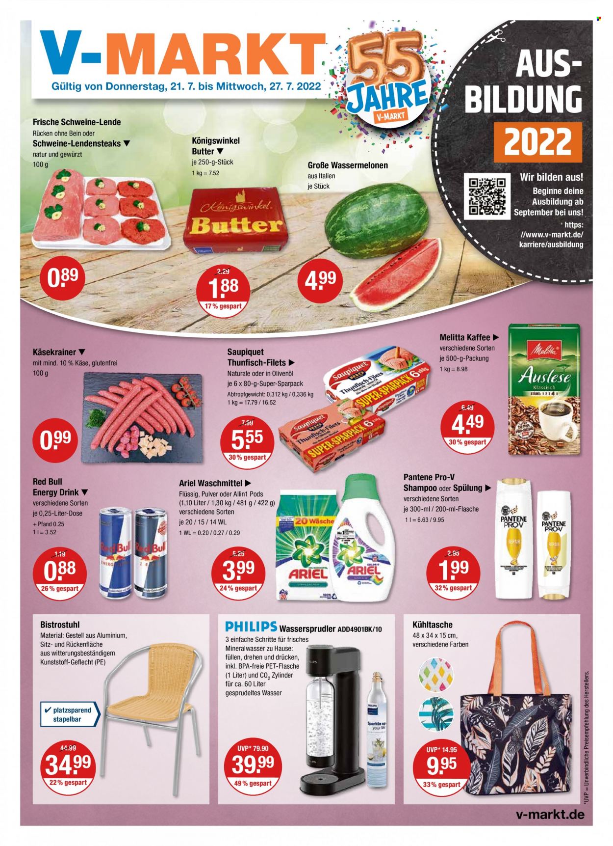 V-Markt Prospekte  - 21.07.2022 - 27.07.2022. Seite 1