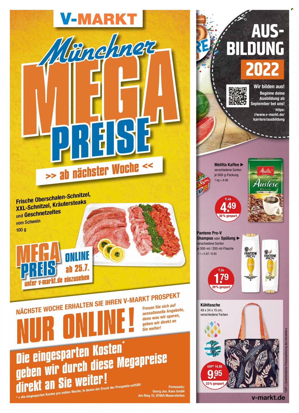 V-Markt Prospekte  - 21.07.2022 - 27.07.2022. Seite 1