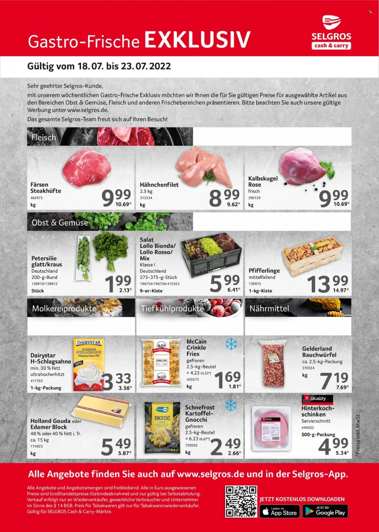 Selgros Prospekte  - 18.07.2022 - 23.07.2022. Seite 1