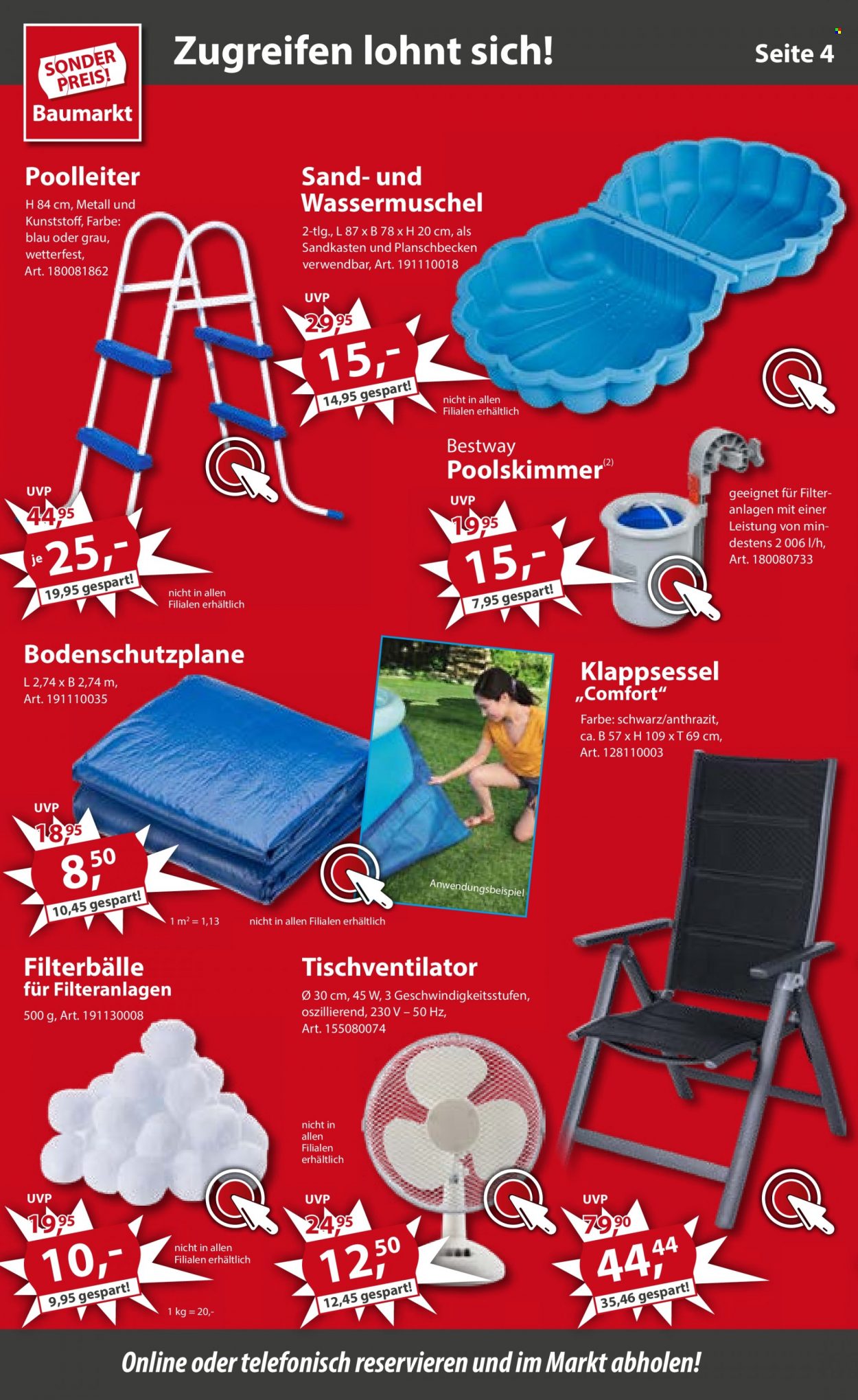 Sonderpreis-Baumarkt Prospekte  - 23.07.2022 - 29.07.2022. Seite 4