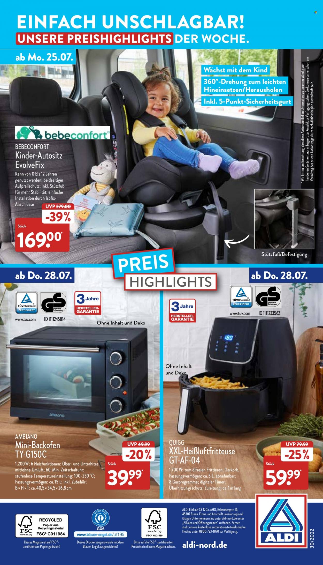 ALDI Nord Prospekte  - 25.07.2022 - 30.07.2022. Seite 36