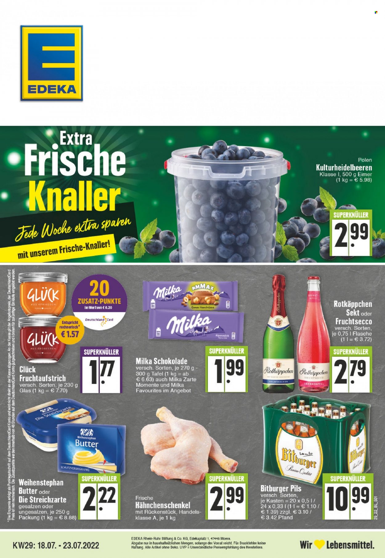 Edeka Prospekte  - 18.07.2022 - 23.07.2022. Seite 1