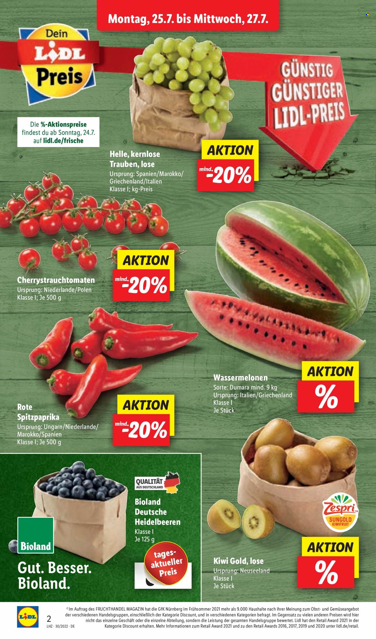 Lidl Prospekte  - 25.07.2022 - 30.07.2022. Seite 2