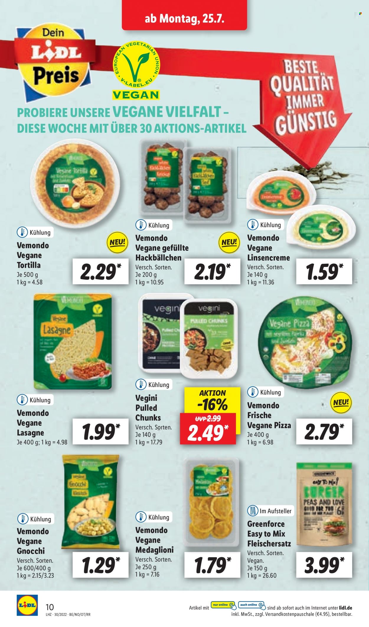 Lidl Prospekte  - 25.07.2022 - 30.07.2022. Seite 10