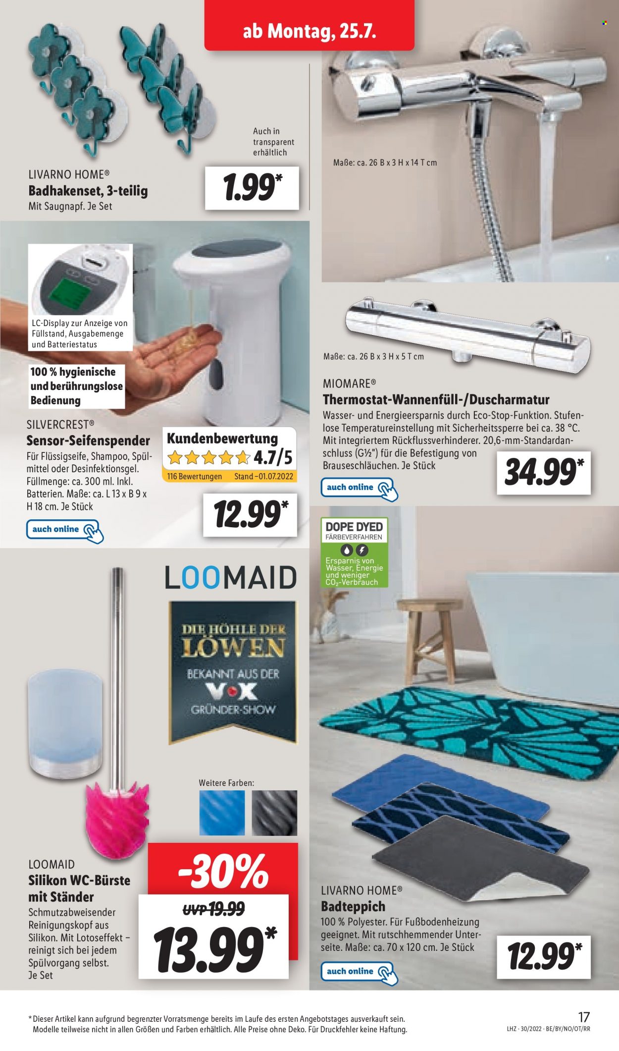 Lidl Prospekte  - 25.07.2022 - 30.07.2022. Seite 17
