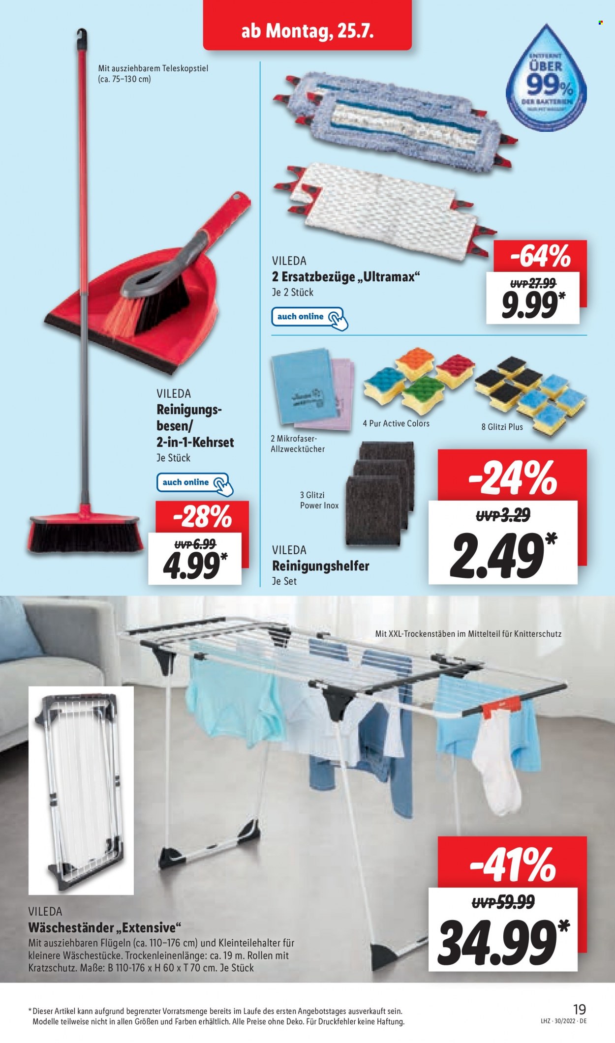 Lidl Prospekte  - 25.07.2022 - 30.07.2022. Seite 19