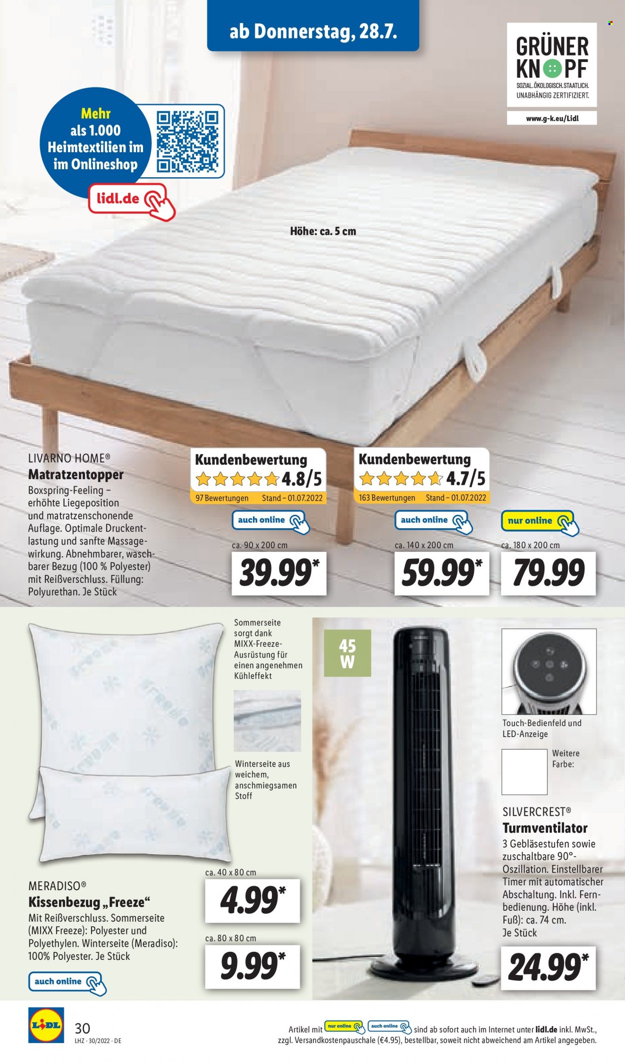Lidl Prospekte  - 25.07.2022 - 30.07.2022. Seite 30