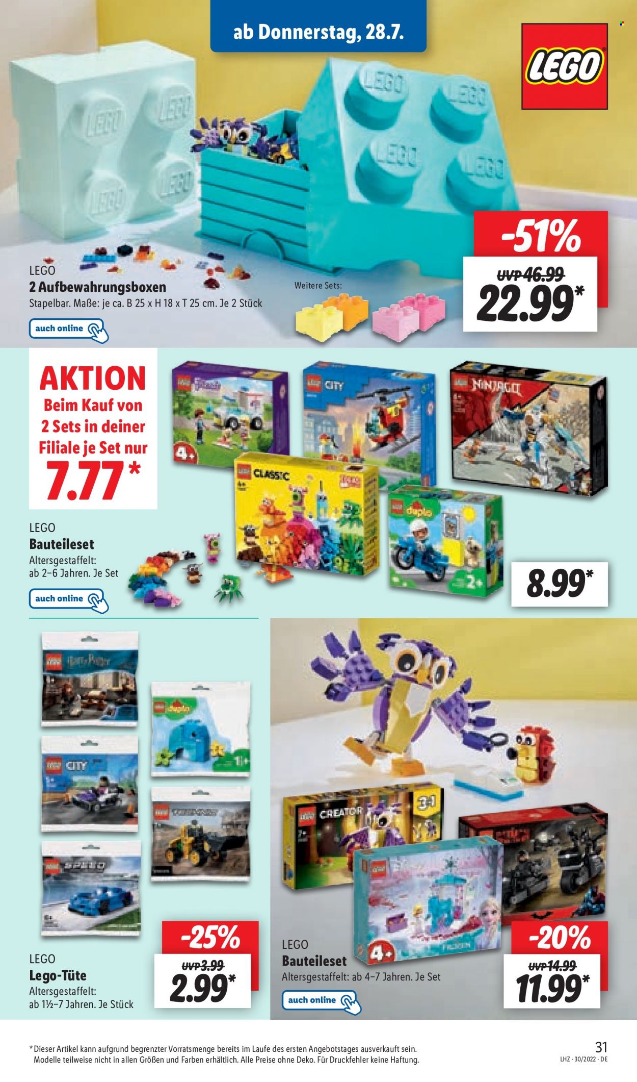 Lidl Prospekte  - 25.07.2022 - 30.07.2022. Seite 31