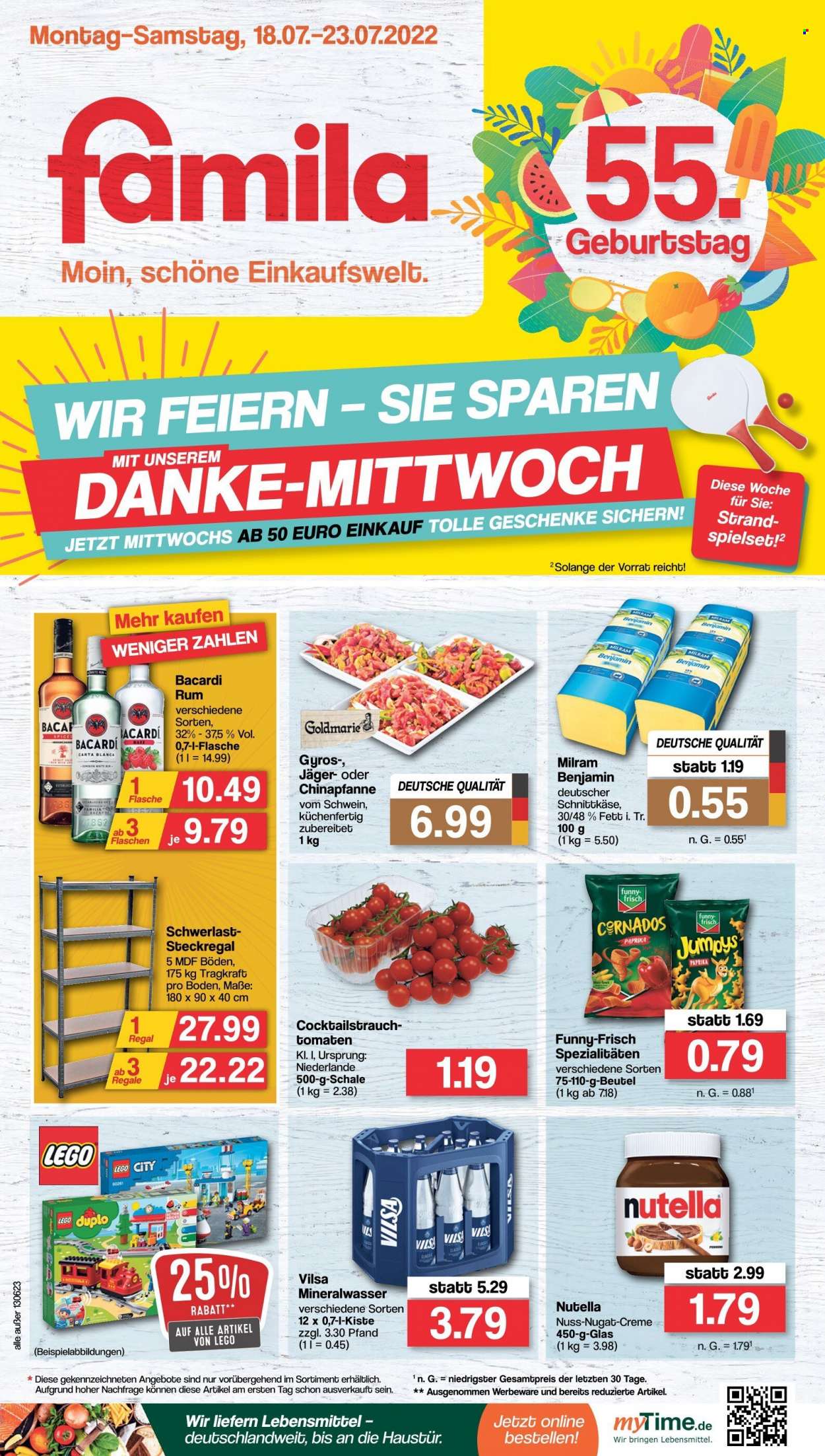 famila Prospekte  - 18.07.2022 - 23.07.2022. Seite 1