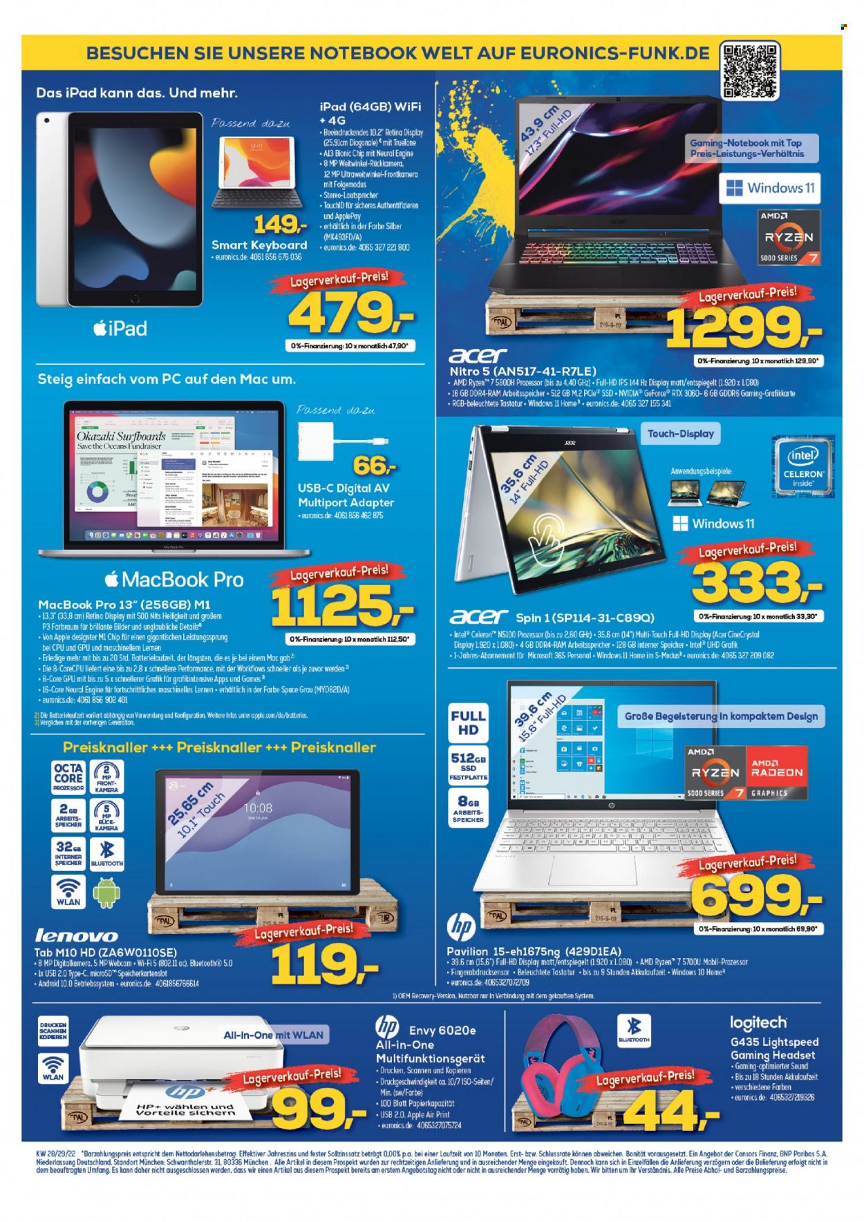 Euronics Prospekte  - 17.07.2022 - 22.07.2022. Seite 7
