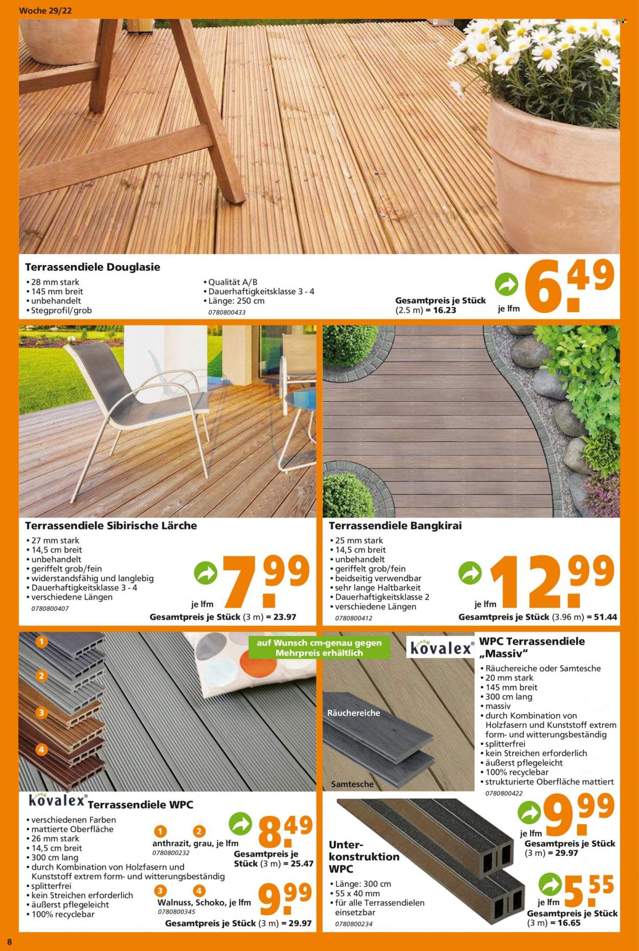 Globus Baumarkt Prospekte  - 18.07.2022 - 23.07.2022. Seite 8