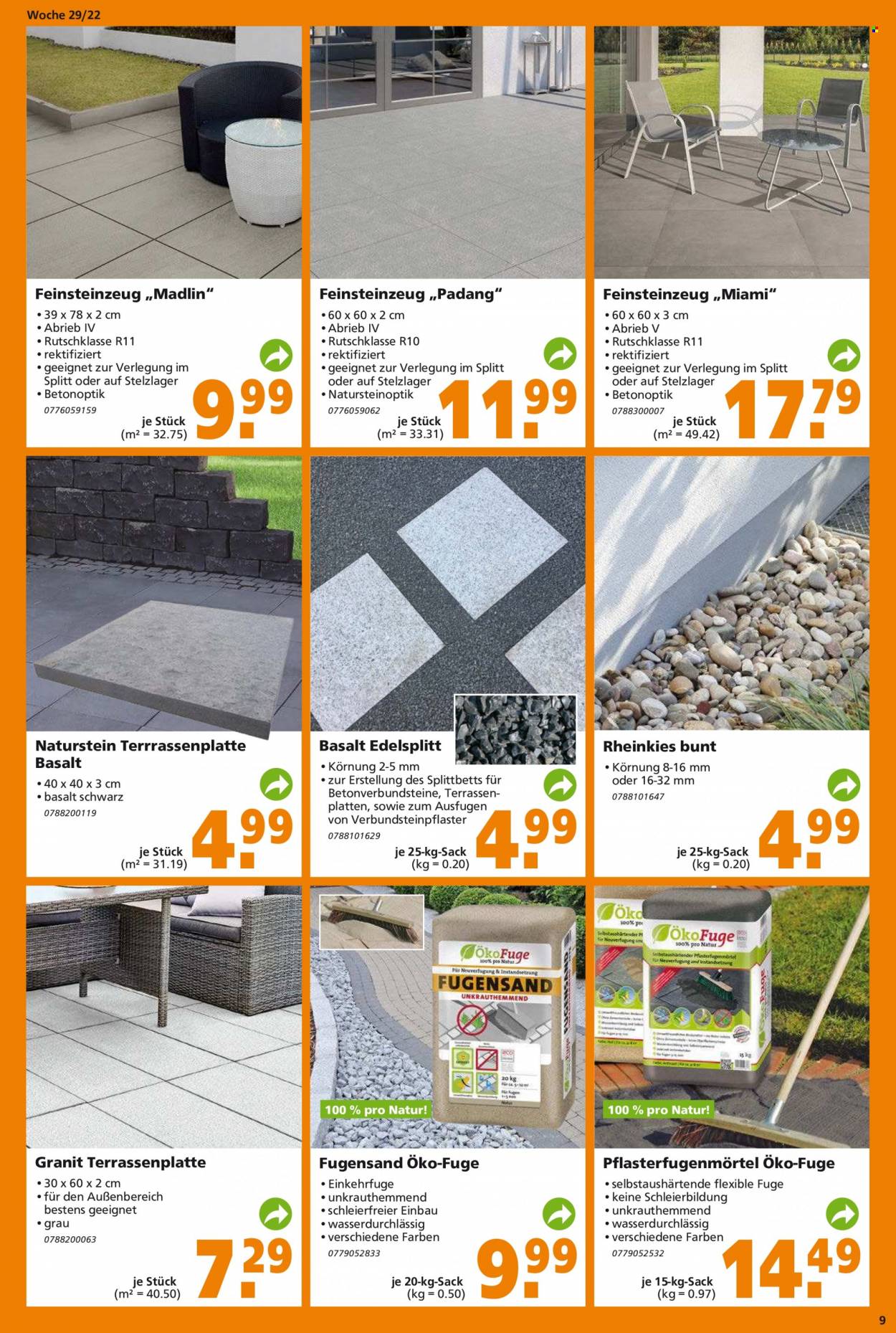 Globus Baumarkt Prospekte  - 18.07.2022 - 23.07.2022. Seite 9