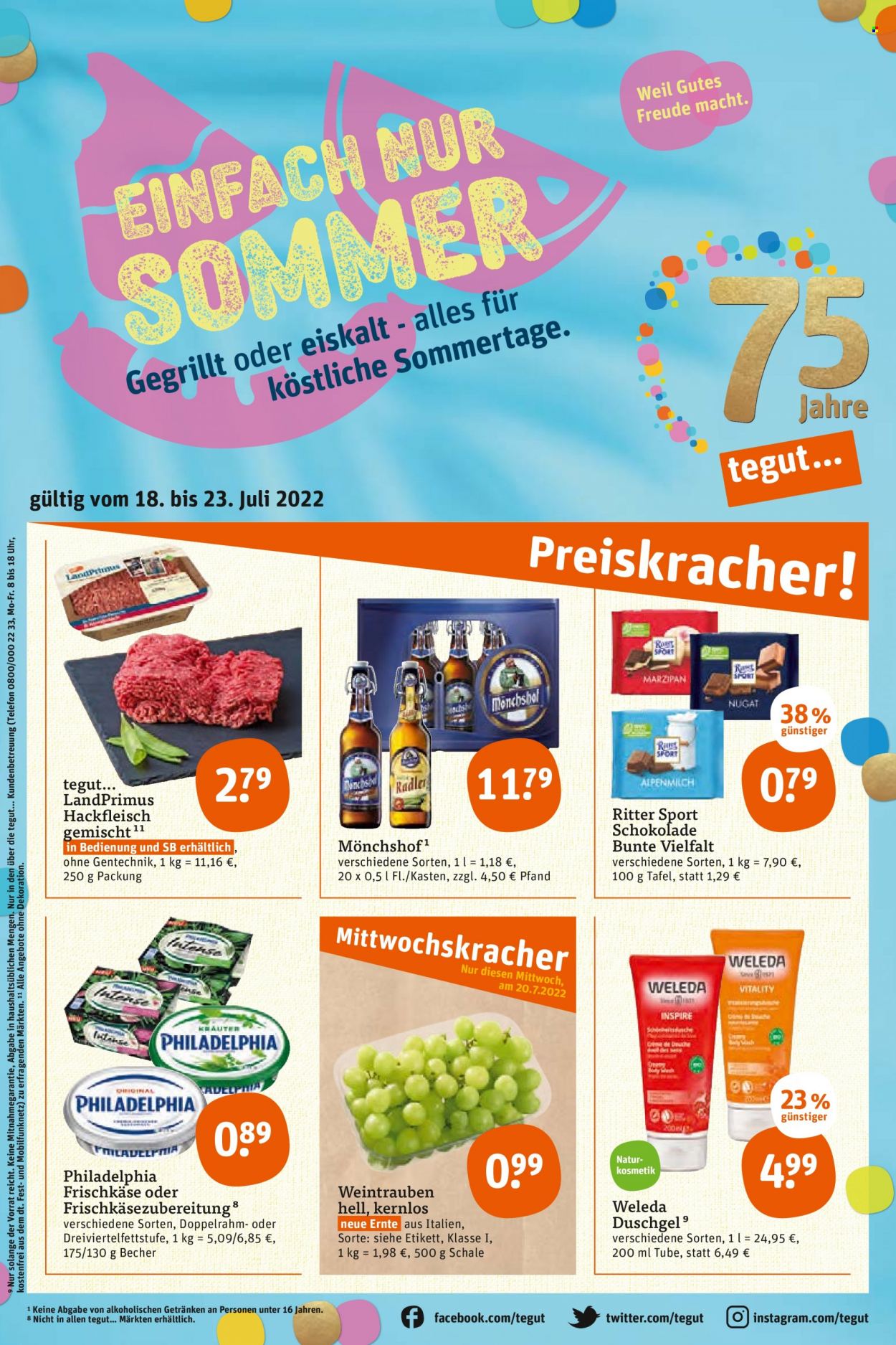 tegut... Prospekte  - 18.07.2022 - 23.07.2022. Seite 3