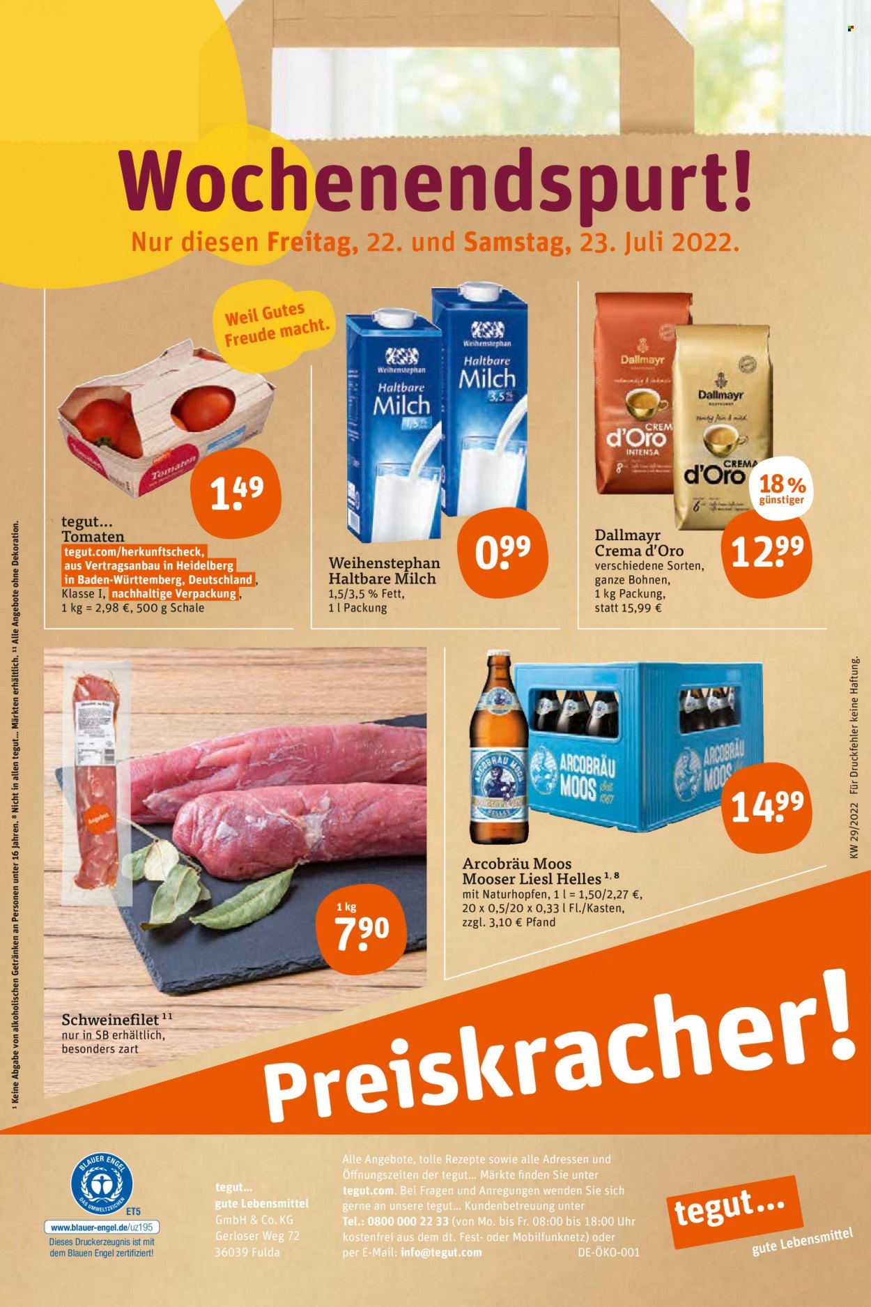 tegut... Prospekte  - 18.07.2022 - 23.07.2022. Seite 26