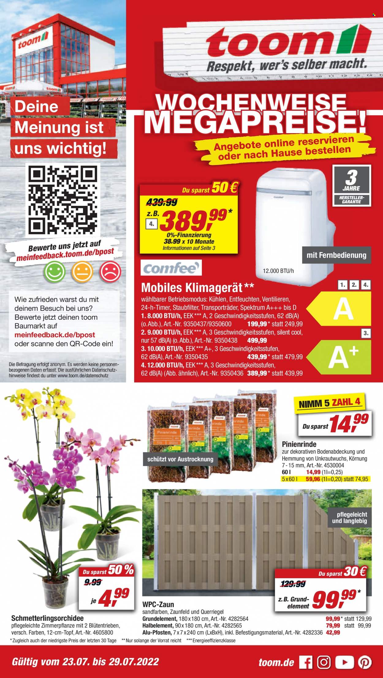 toom Baumarkt Prospekte  - 23.07.2022 - 29.07.2022. Seite 1