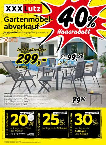 Prospekte XXXLutz - 18.07.2022 - 14.08.2022.