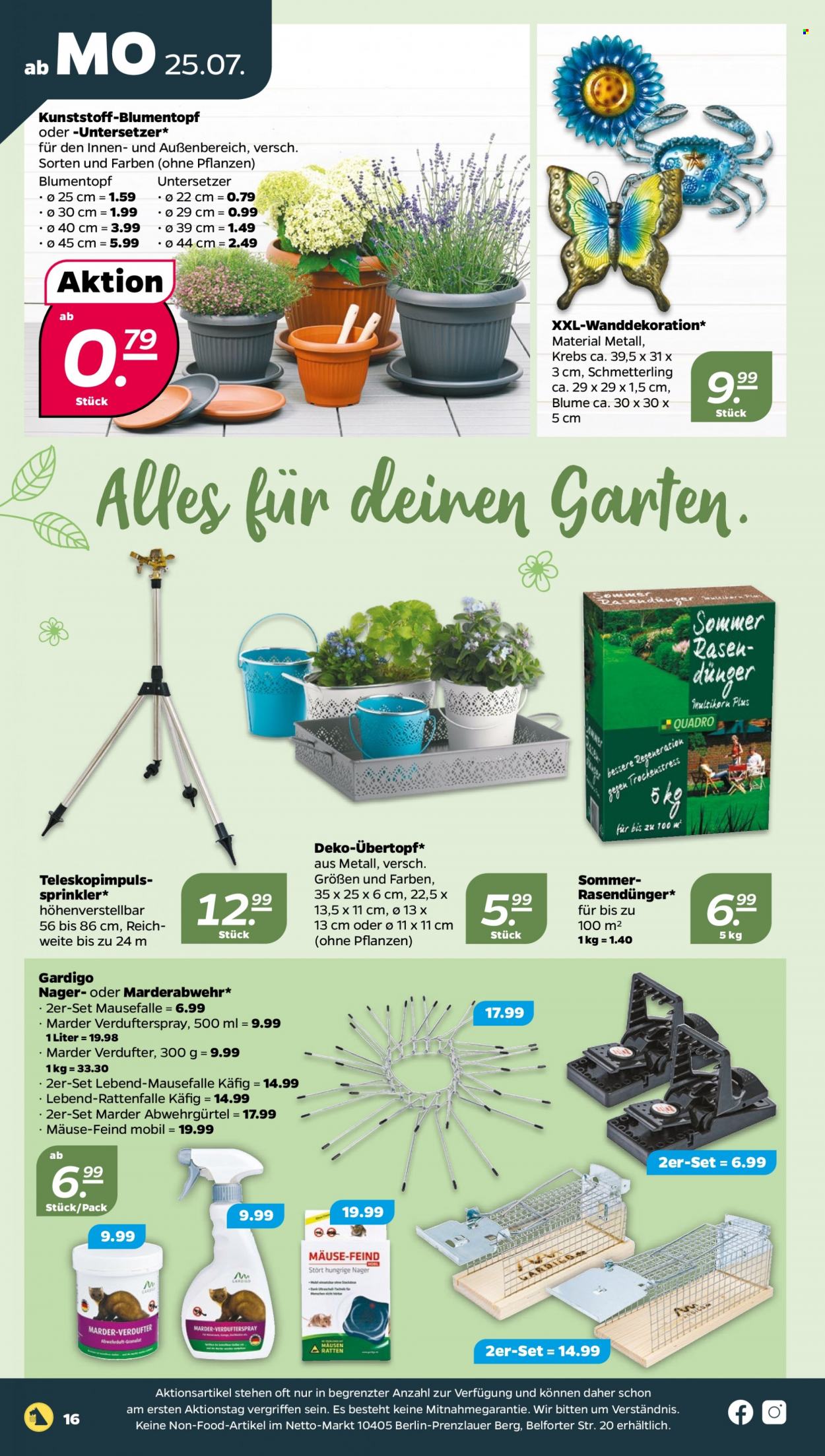 Netto Prospekte  - 25.07.2022 - 30.07.2022. Seite 16