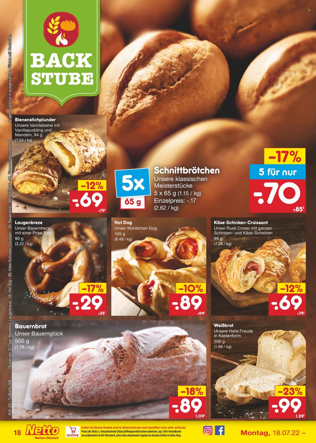 Netto Marken-Discount Prospekte  - 18.07.2022 - 23.07.2022. Seite 18