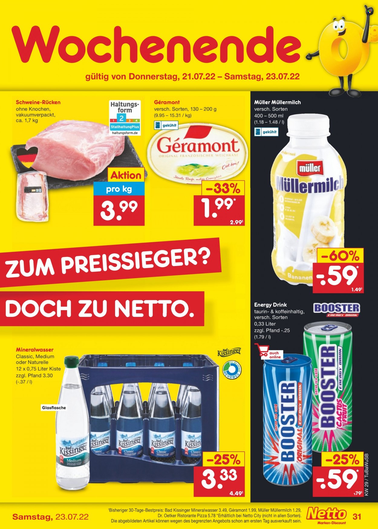 Netto Marken-Discount Prospekte  - 18.07.2022 - 23.07.2022. Seite 31