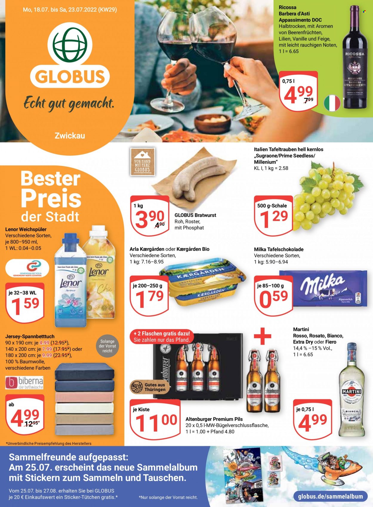 Globus Prospekte  - 18.07.2022 - 23.07.2022. Seite 1