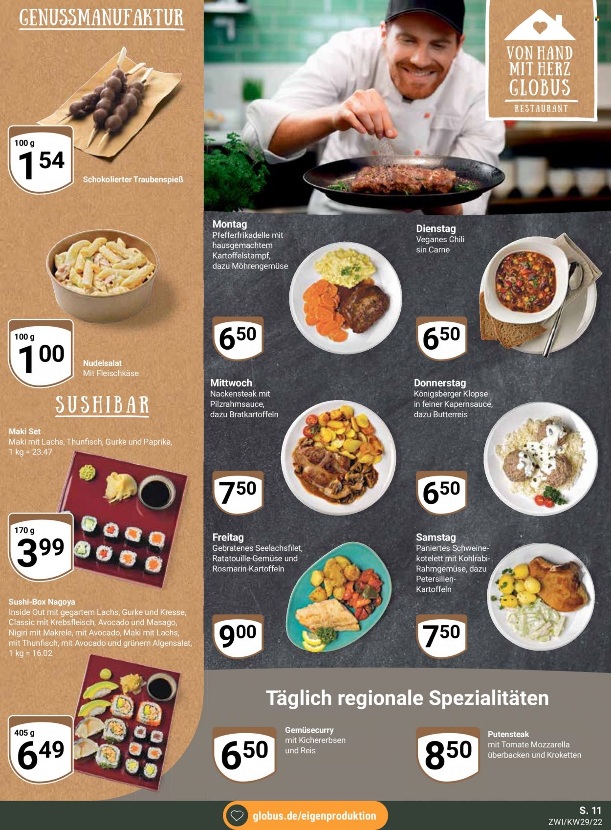 Globus Prospekte  - 18.07.2022 - 23.07.2022. Seite 11