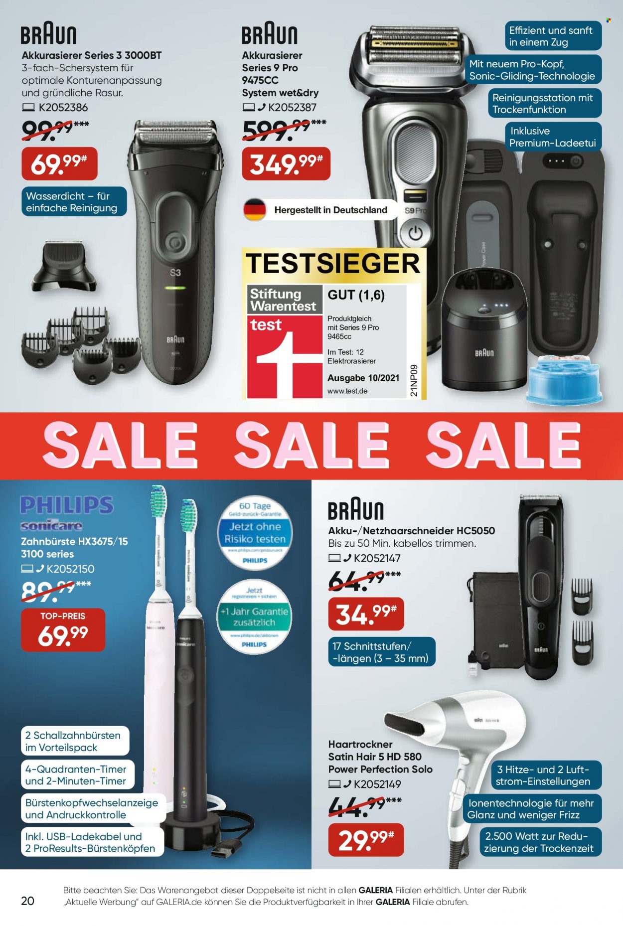 GALERIA Karstadt Kaufhof Prospekte  - 20.07.2022 - 26.07.2022. Seite 20