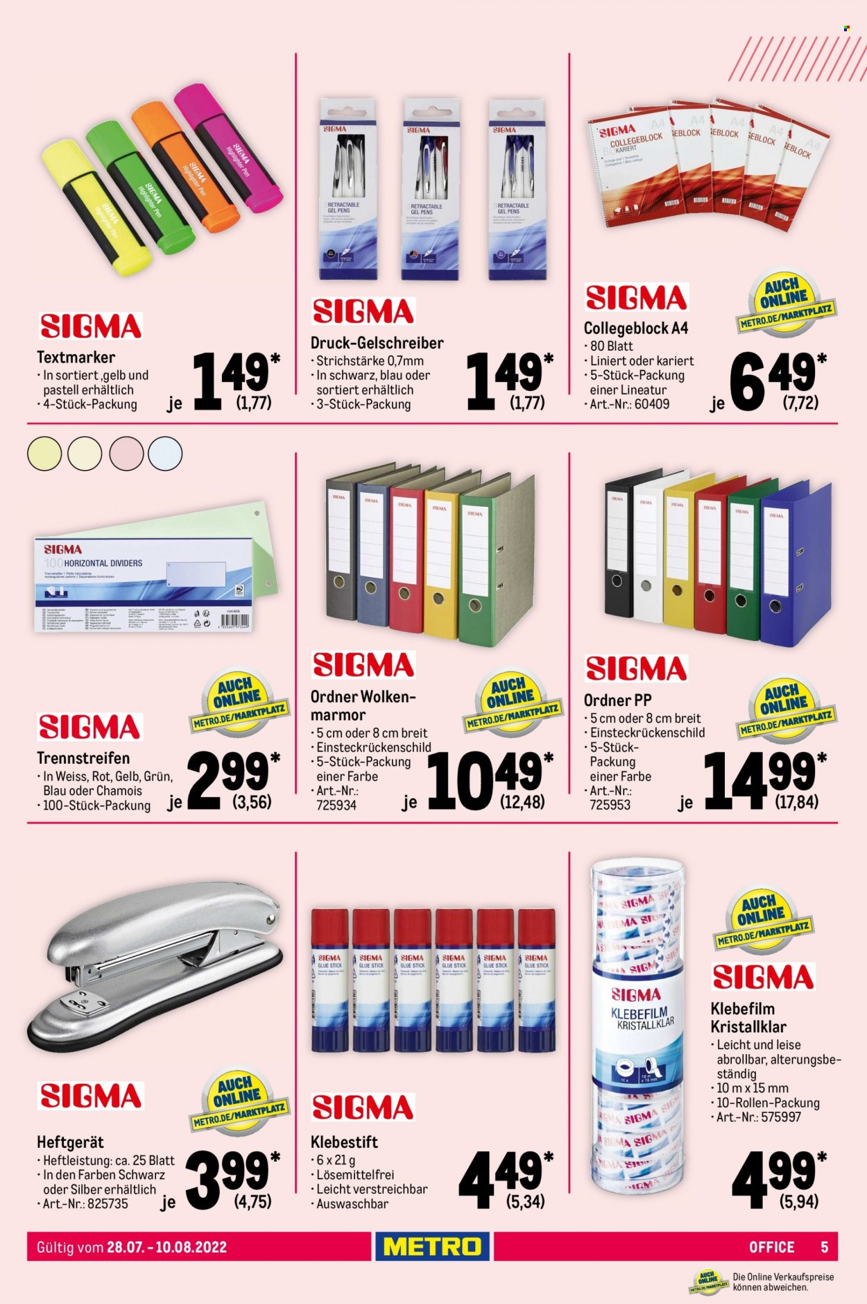 Metro Prospekte  - 28.07.2022 - 10.08.2022. Seite 5