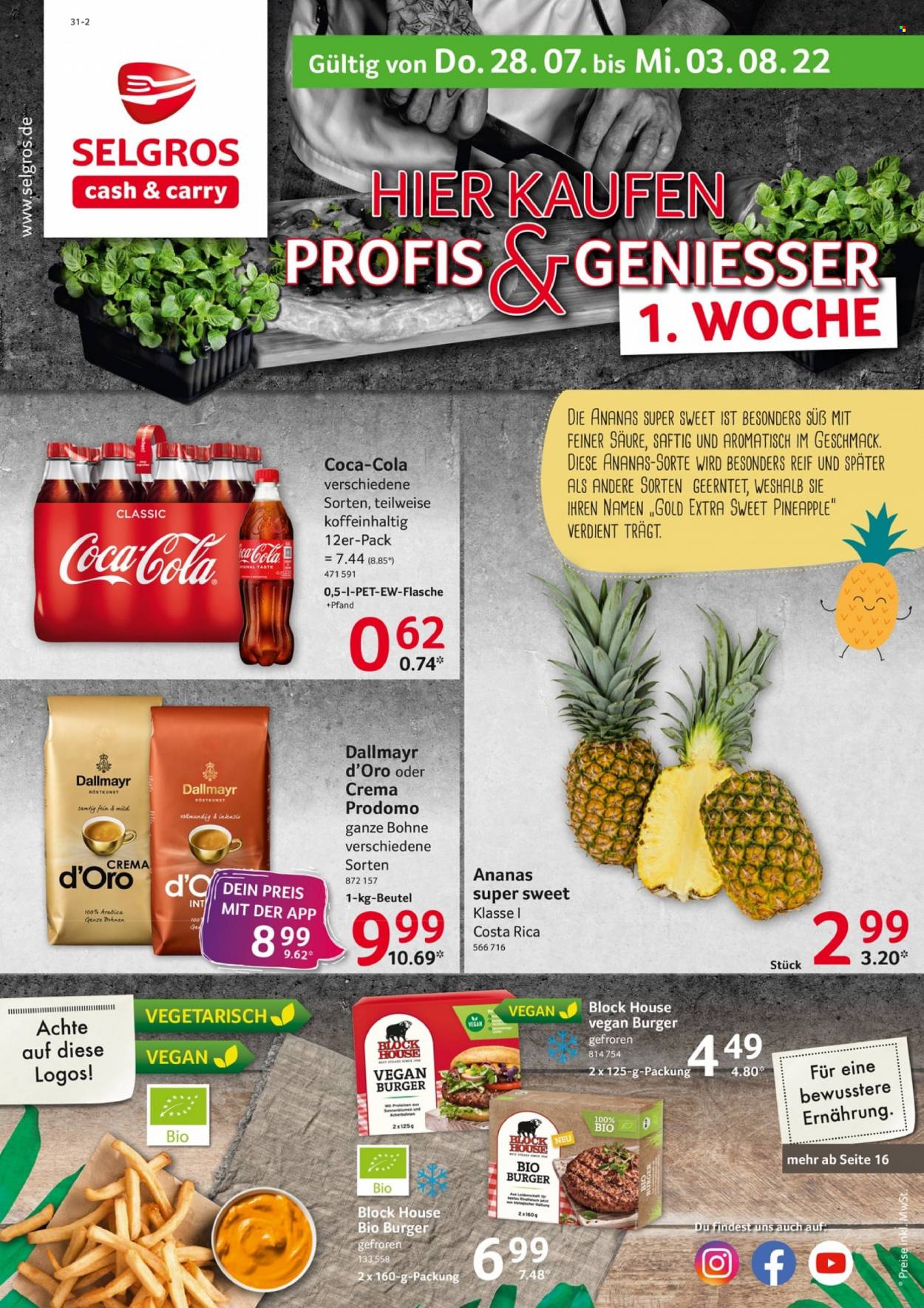 Selgros Prospekte  - 28.07.2022 - 3.08.2022. Seite 1