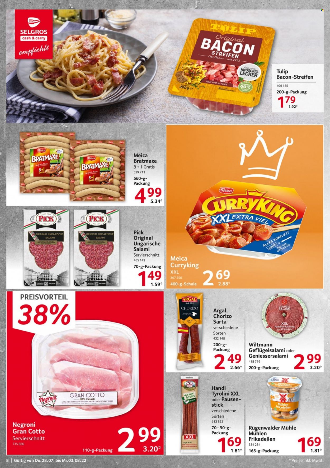 Selgros Prospekte  - 28.07.2022 - 3.08.2022. Seite 8