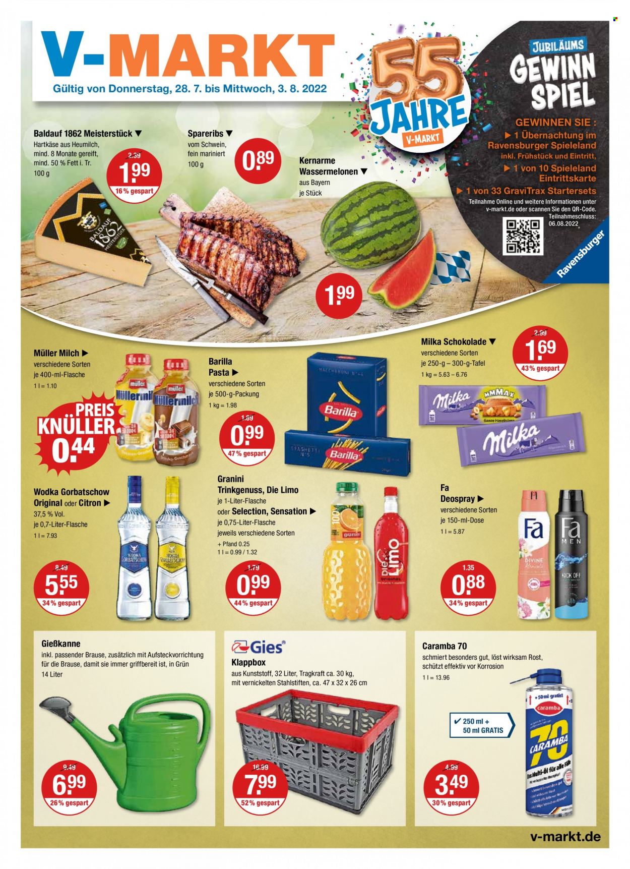 V-Markt Prospekte  - 28.07.2022 - 3.08.2022. Seite 1