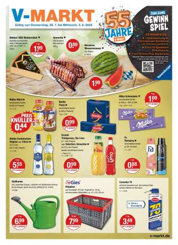 Prospekte V-Markt - 28.07.2022 - 3.08.2022.