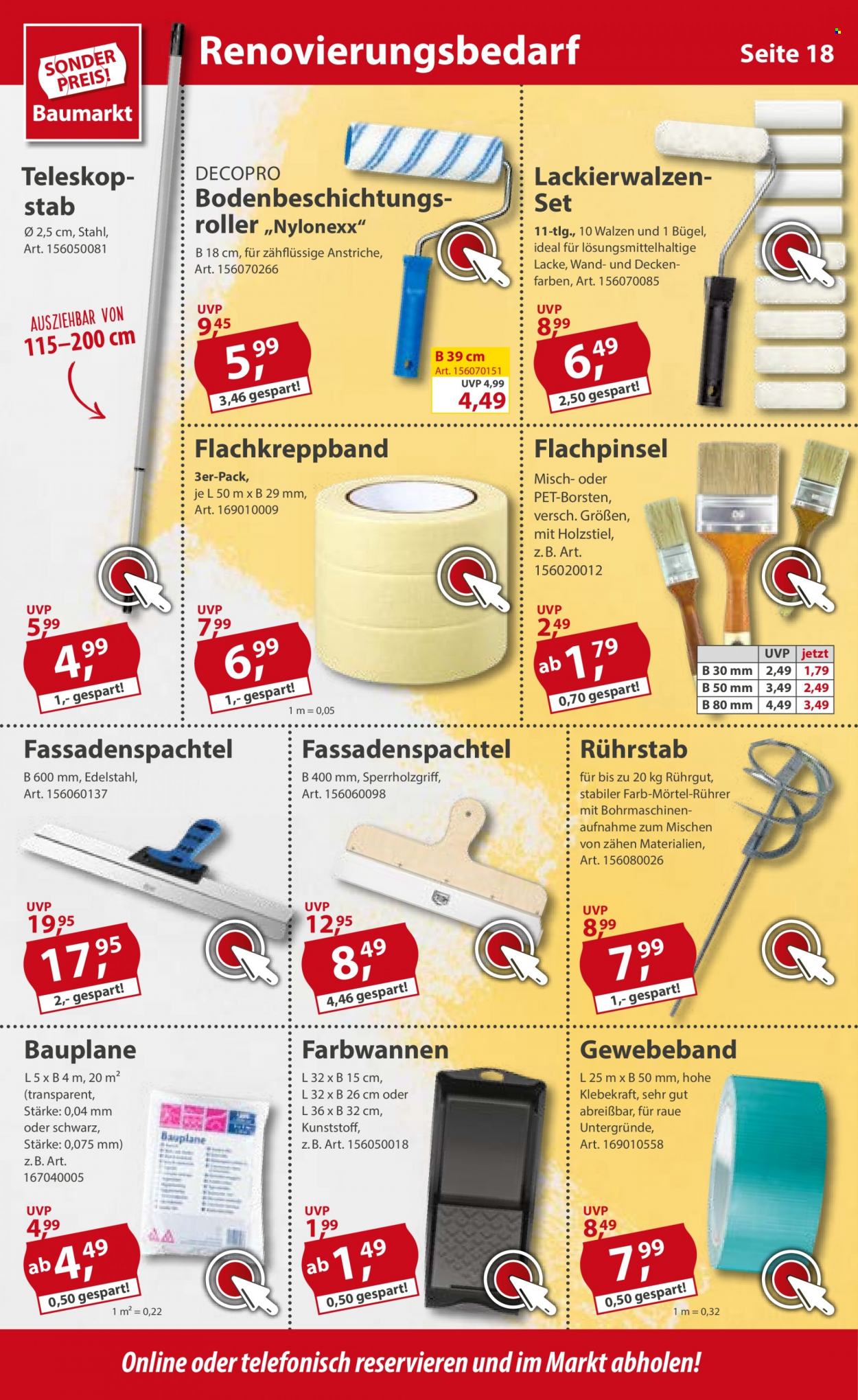 Sonderpreis-Baumarkt Prospekte  - 30.07.2022 - 5.08.2022. Seite 18