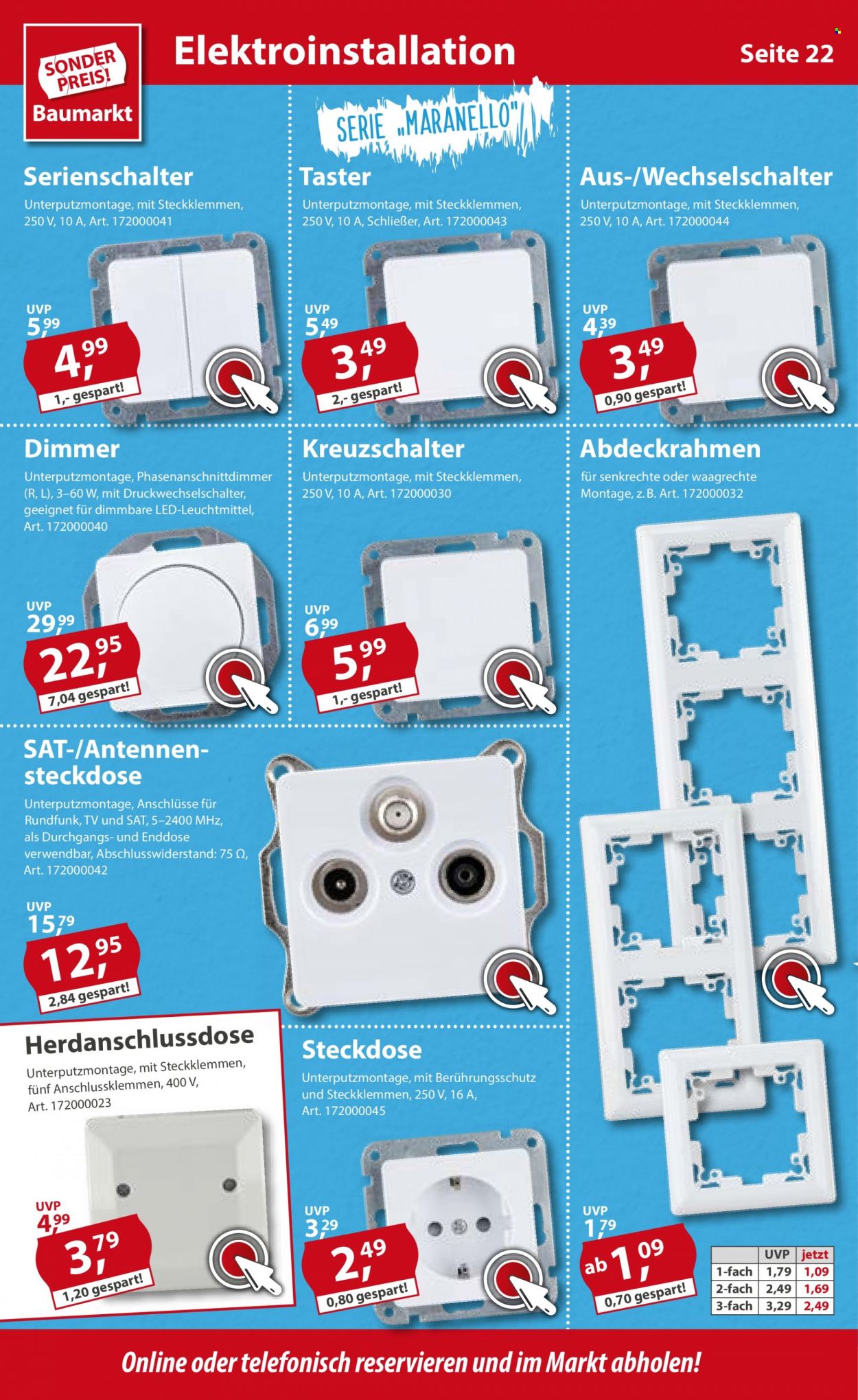 Sonderpreis-Baumarkt Prospekte  - 30.07.2022 - 5.08.2022. Seite 22