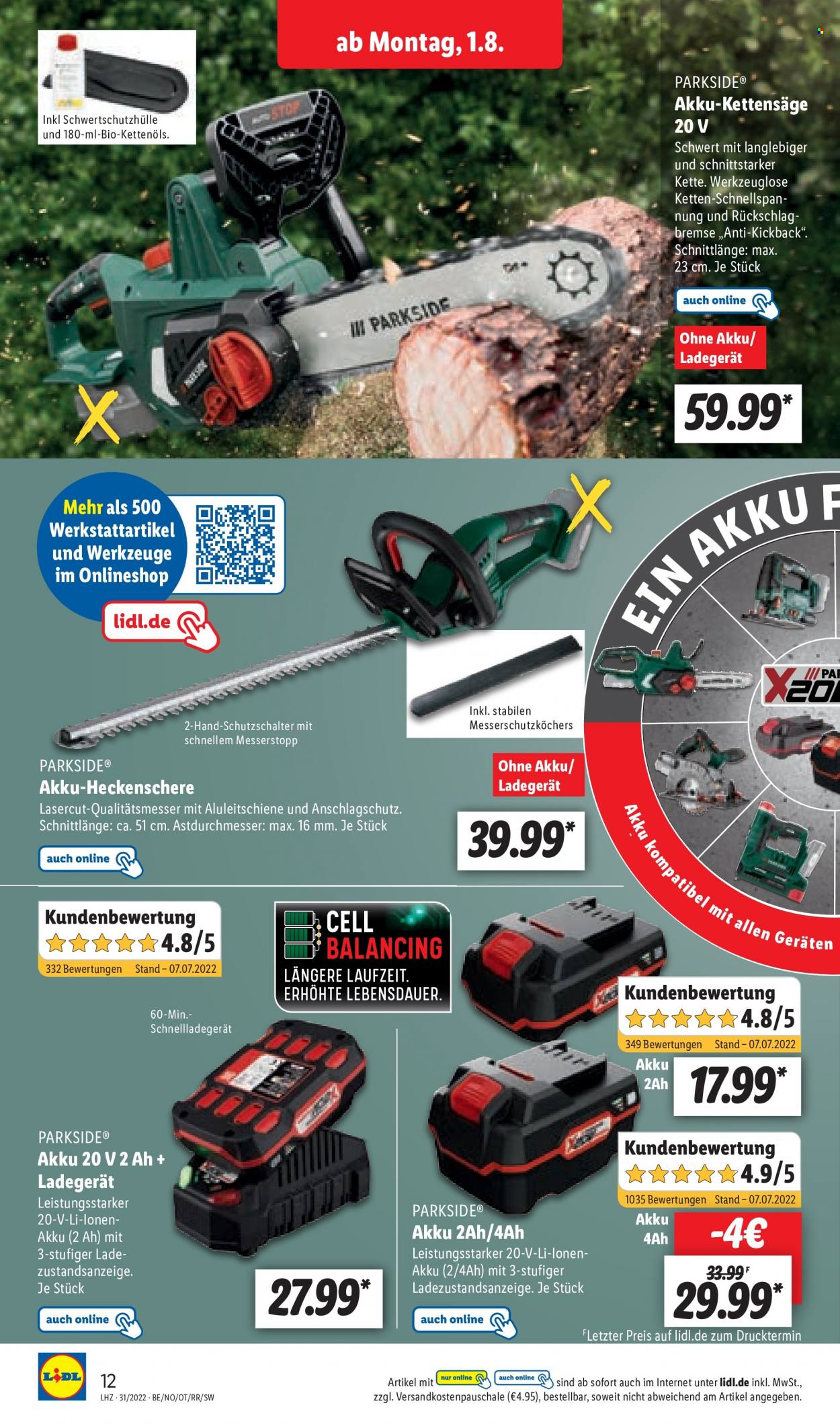 Lidl Prospekte  - 1.08.2022 - 6.08.2022. Seite 12