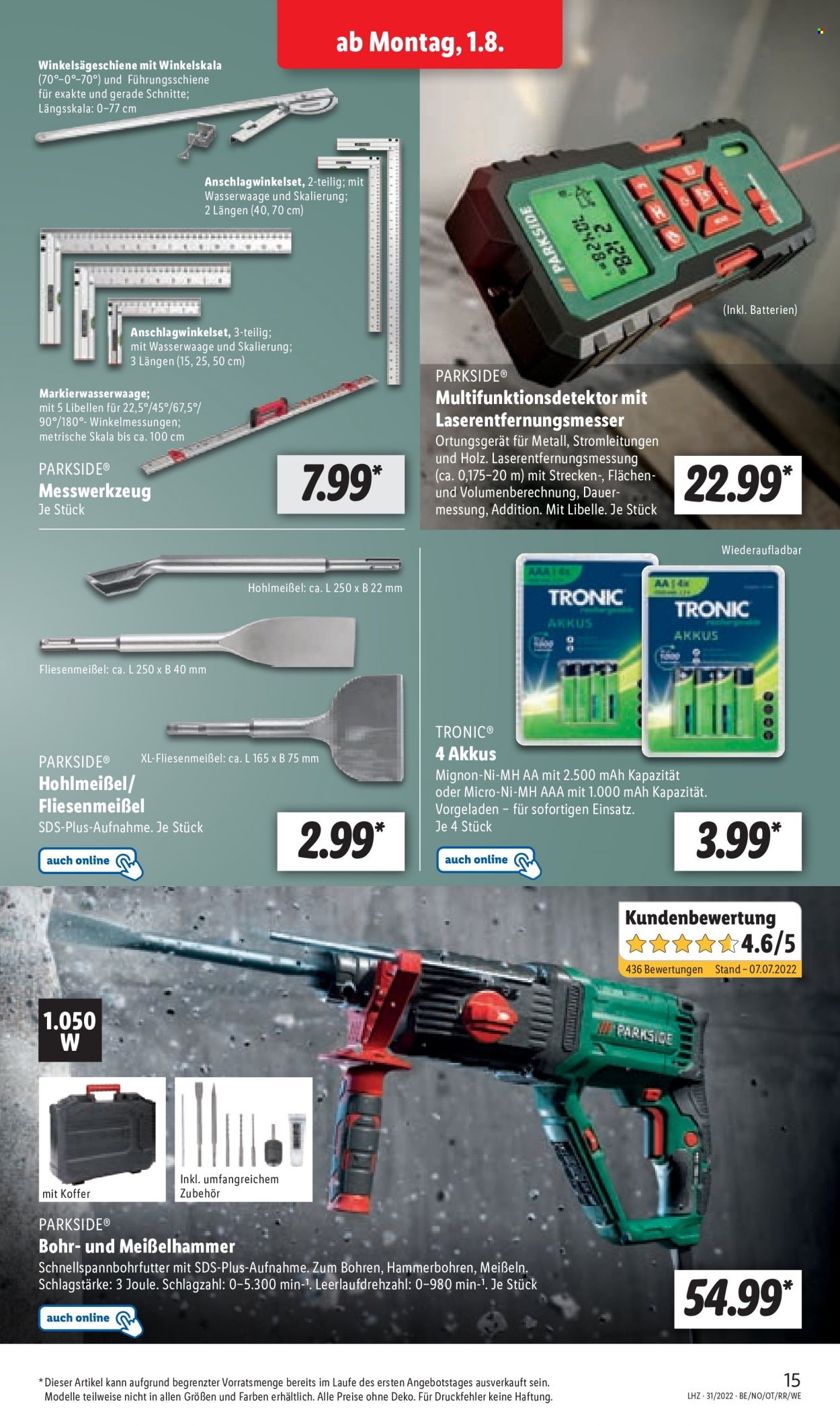 Lidl Prospekte  - 1.08.2022 - 6.08.2022. Seite 15
