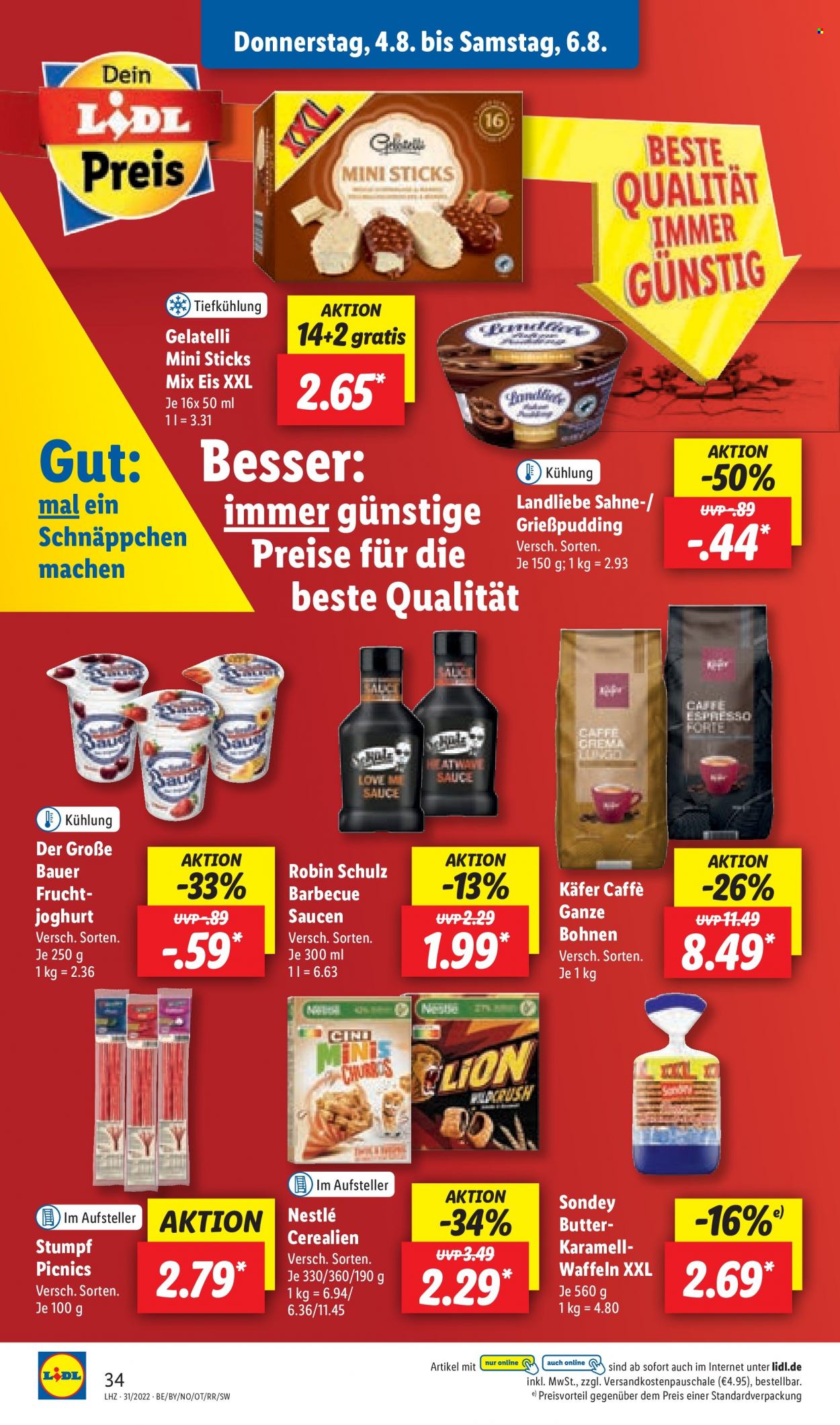 Lidl Prospekte  - 1.08.2022 - 6.08.2022. Seite 34