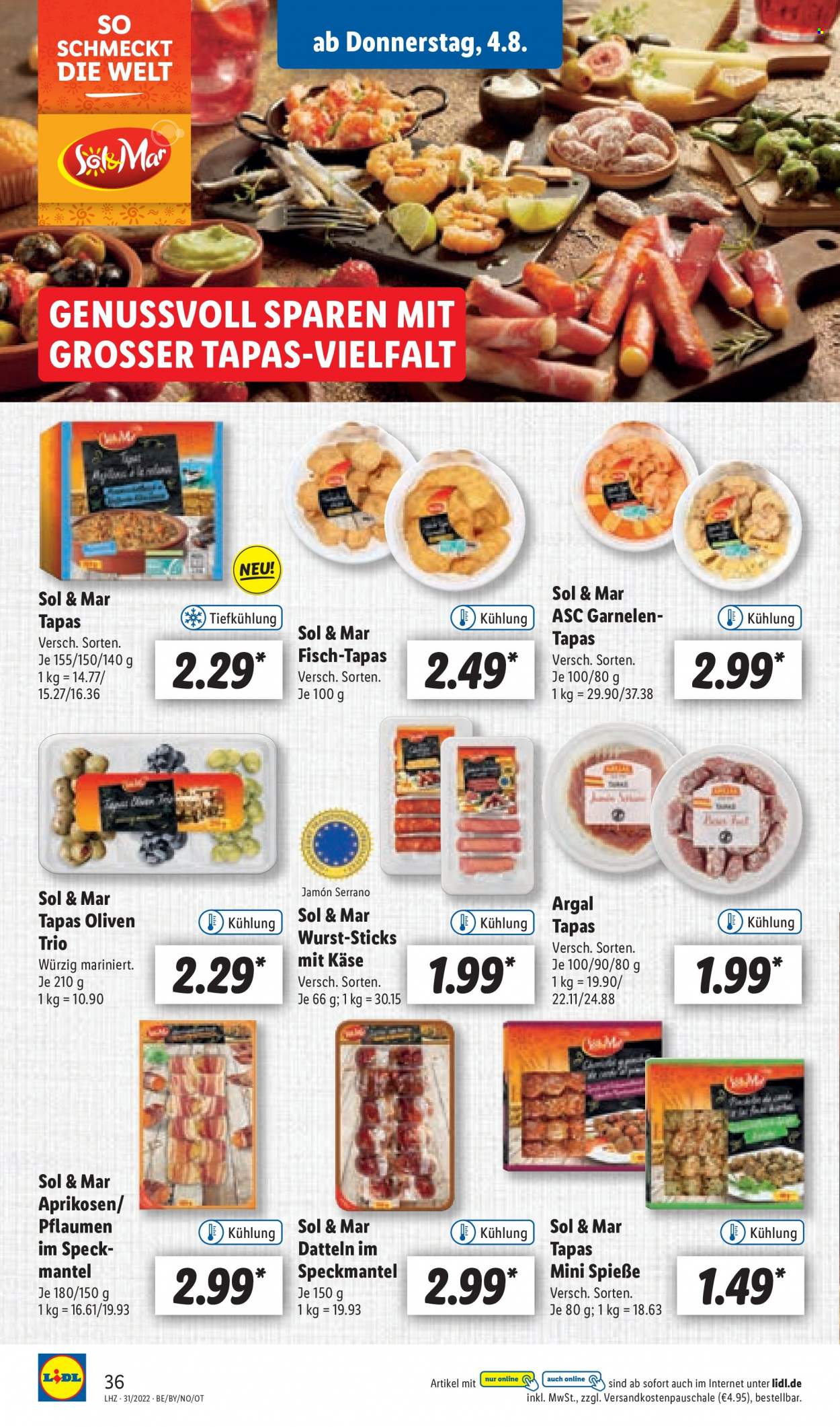 Lidl Prospekte  - 1.08.2022 - 6.08.2022. Seite 36