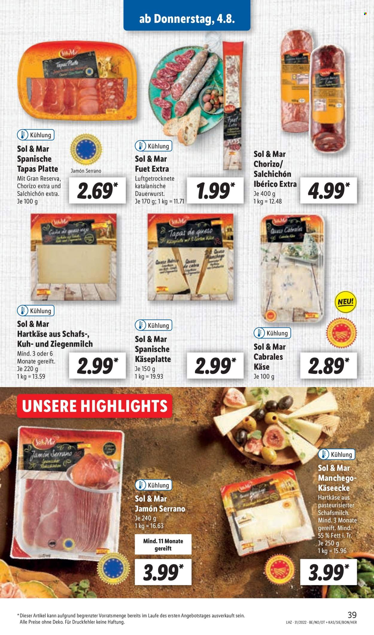 Lidl Prospekte  - 1.08.2022 - 6.08.2022. Seite 39