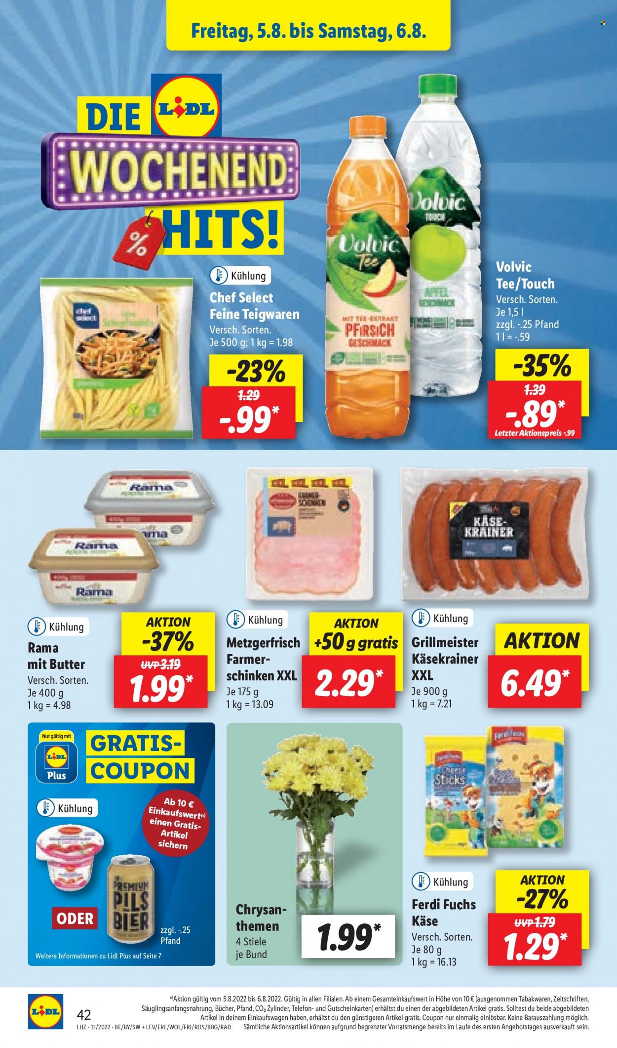 Lidl Prospekte  - 1.08.2022 - 6.08.2022. Seite 42